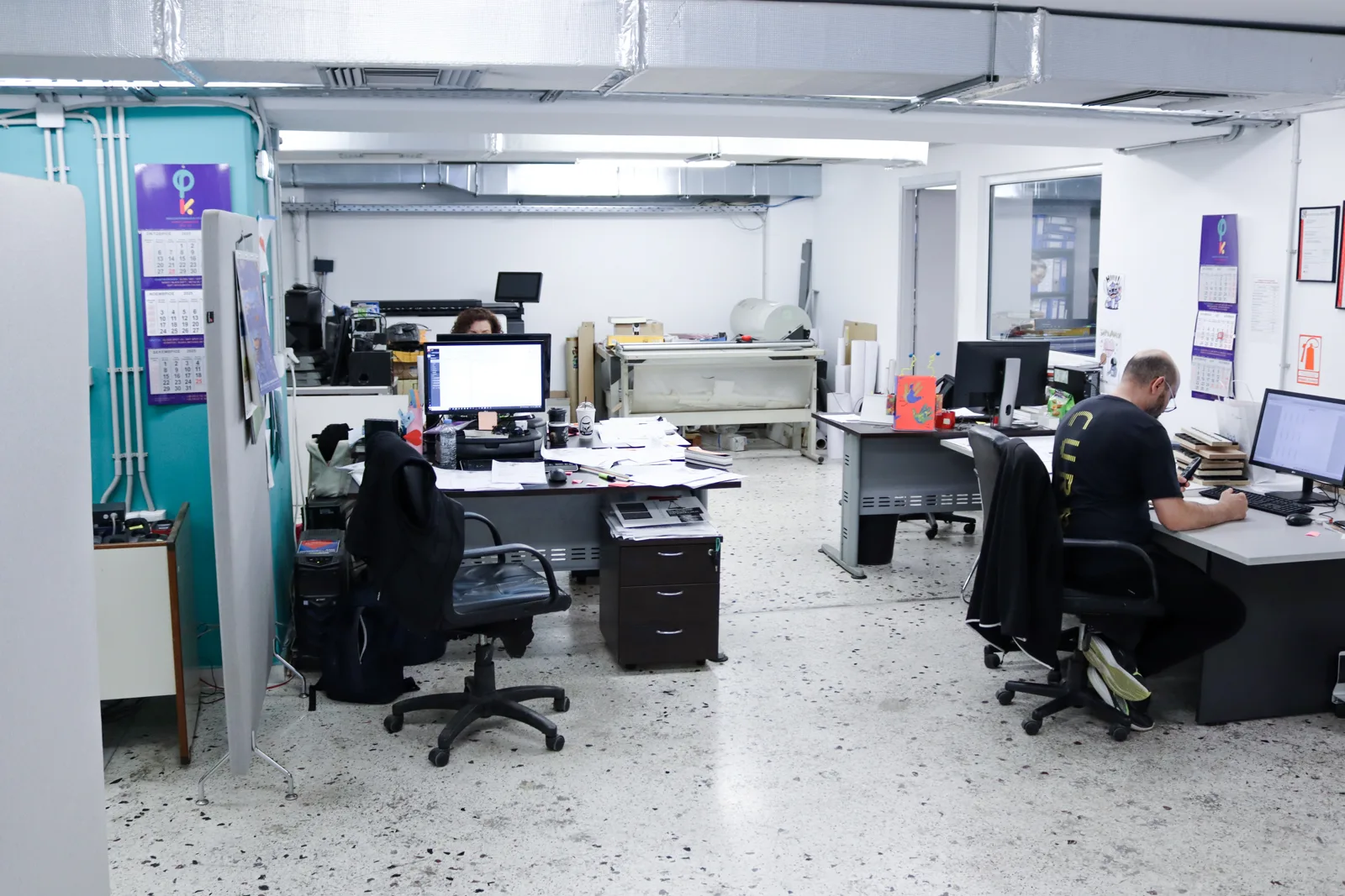 Γραφεία, δημιουργικό και προεκτύπωση